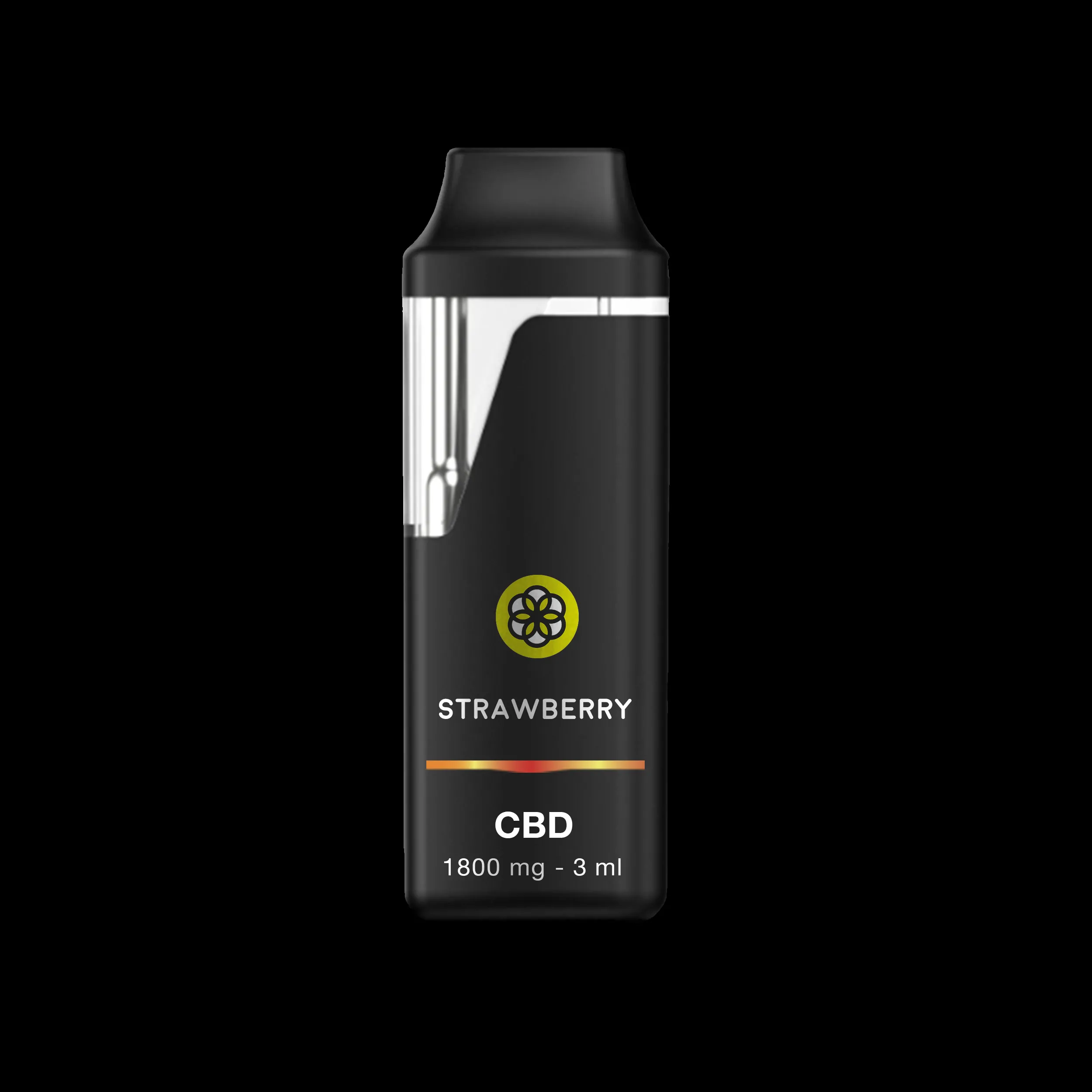 Strawberry vape corregido liquid 3d side2 fondo negro