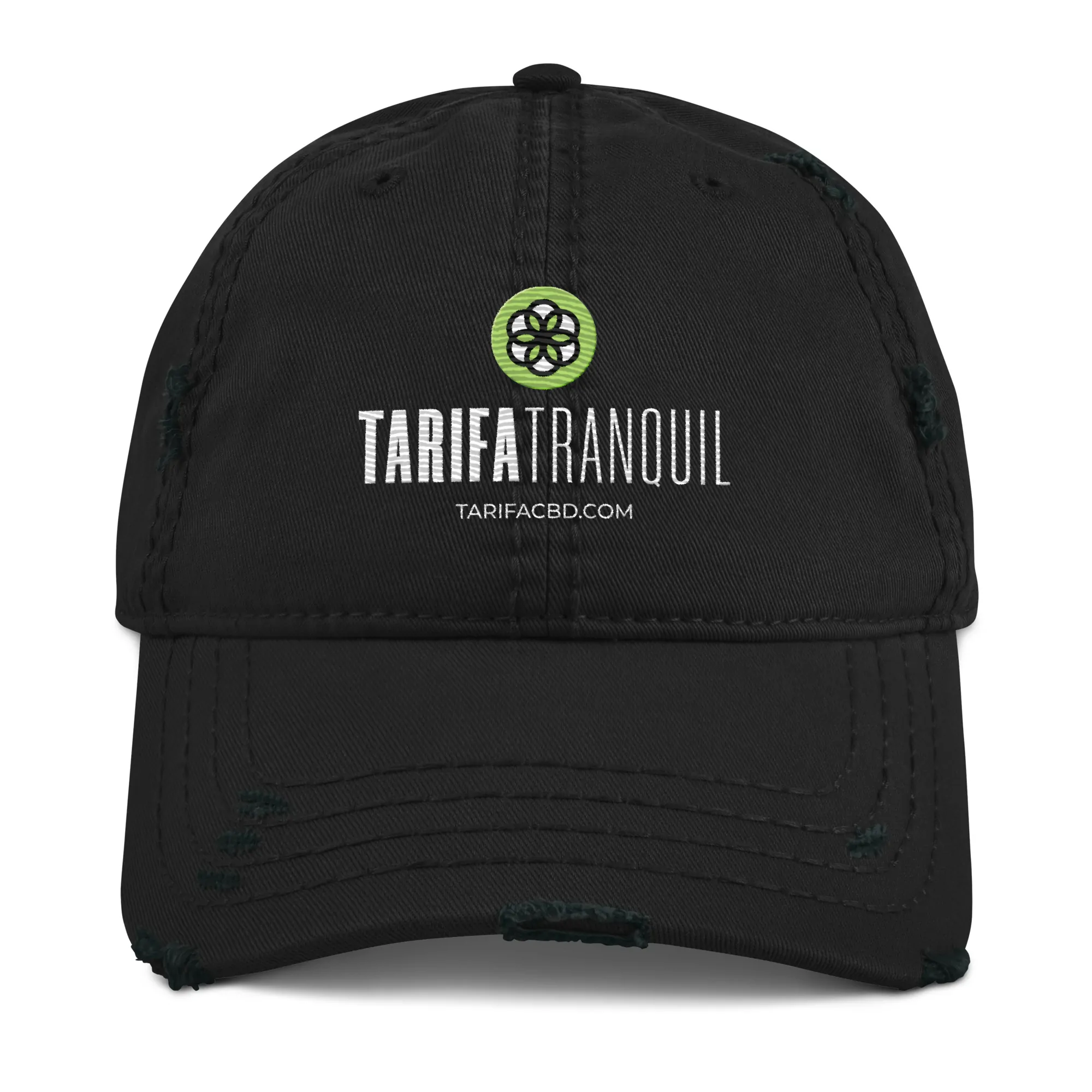 distressed dad hat black front 64fd709b85ace