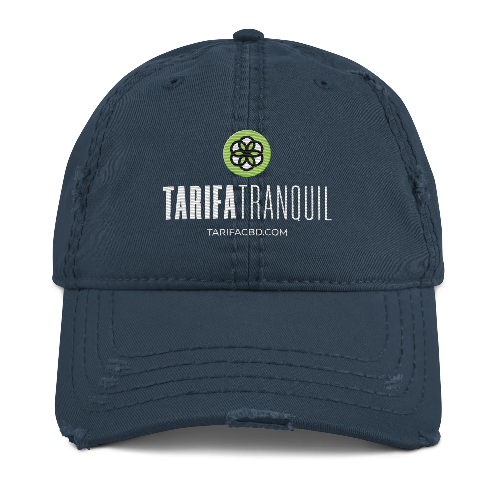 distressed dad hat navy front 64fd709b85e2a