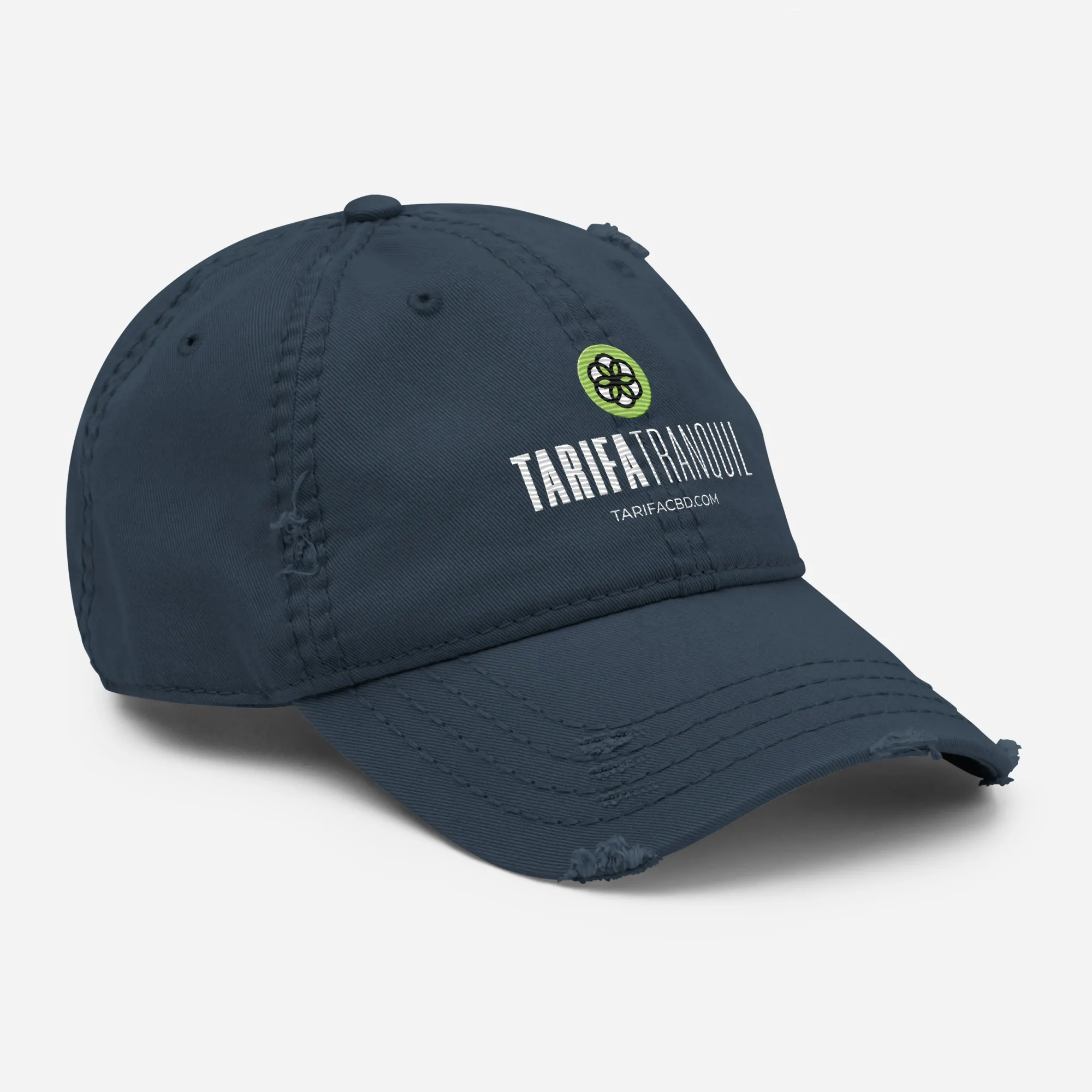 distressed dad hat navy right front 64fd709b85d2b